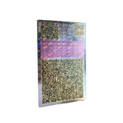 Blockchain holo elementas (Skaitmeninis QR kodas)